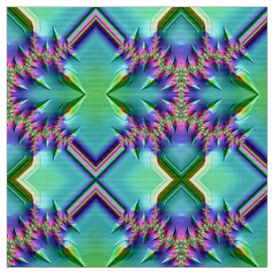 3D BRIGHT! ~ Grönt Lila Rosa Aqua ~ Cute Cute Tyg