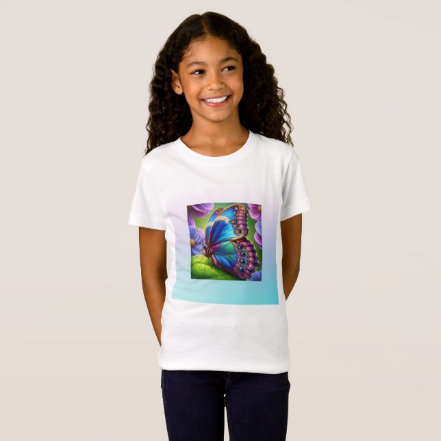 3D BUTTERFLIGT STYLEDBYTRREALSKYDD T SHIRT (Hel framsida)