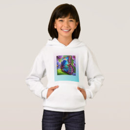 3D BUTTERFLISKT STYLEDBYTRALVHOODIE T SHIRT