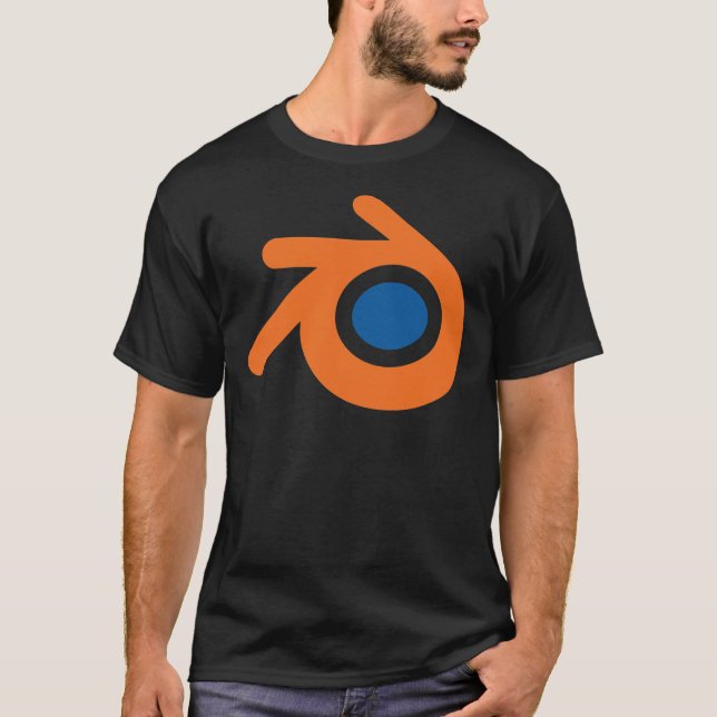 3D CadCamCae Blender Designer Classic T-Shirt (Framsida)