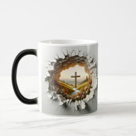 3D Christian Cross Magisk Mugg