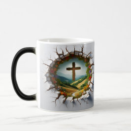 3D Christian Cross Magisk Mugg