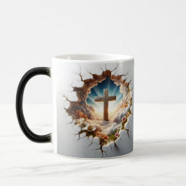 3D Christian Cross Magisk Mugg