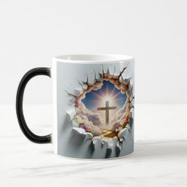 3D Christian Cross Magisk Mugg