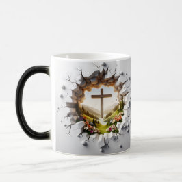 3D Christian Cross Magisk Mugg