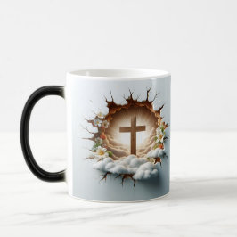 3D Christian Cross Magisk Mugg