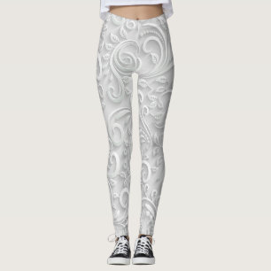 "3D CHRISTMAS BLOMMIGT" LEGGINGS