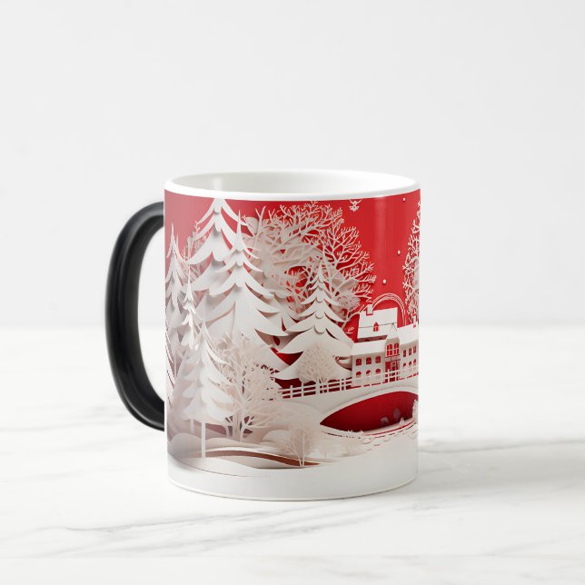 3D-Christmas Magisk Mugg (Framsida vänster)
