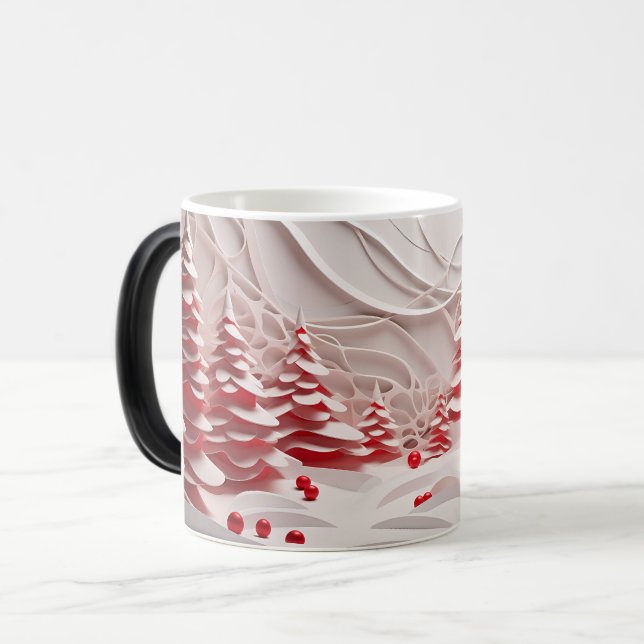 3D-Christmas Magisk Mugg (Framsida vänster)