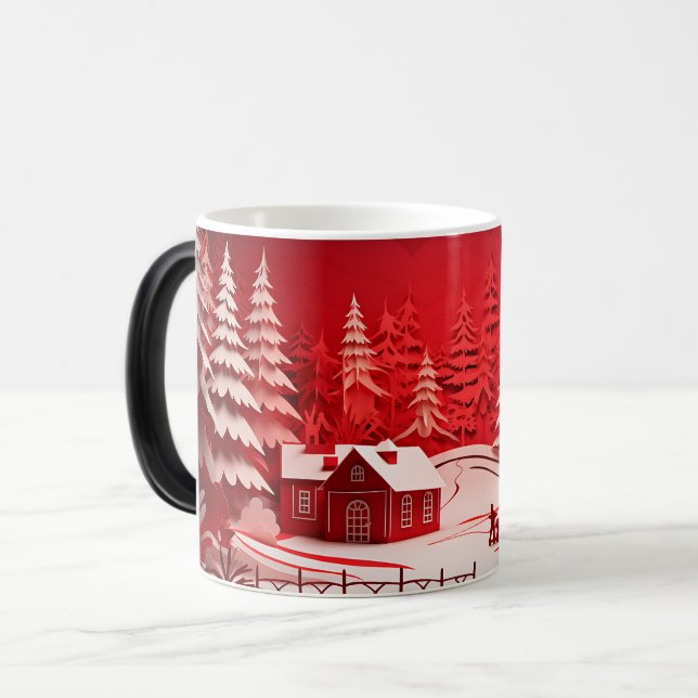 3D-Christmas Magisk Mugg (Framsida vänster)