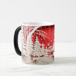 3D-Christmas Magisk Mugg