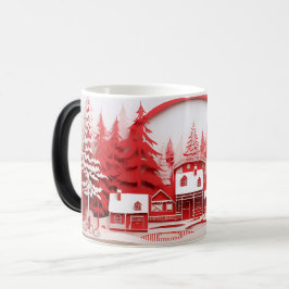 3D-Christmas Magisk Mugg