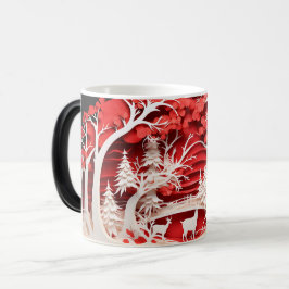 3D-Christmas Magisk Mugg