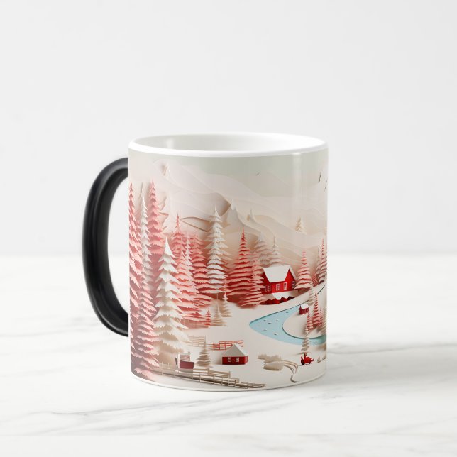 3D-Christmas Magisk Mugg (Framsida vänster)