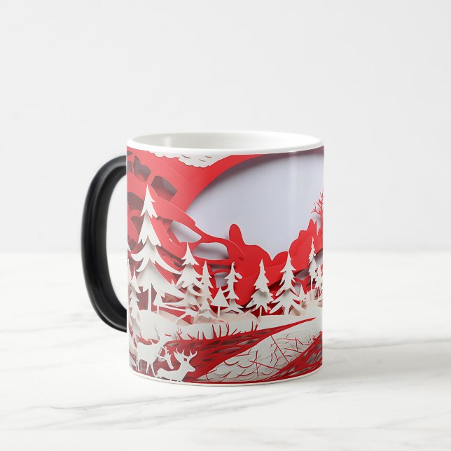 3D-Christmas Magisk Mugg (Framsida vänster)