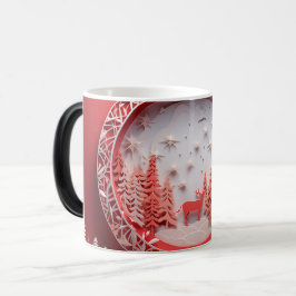 3D-Christmas Magisk Mugg
