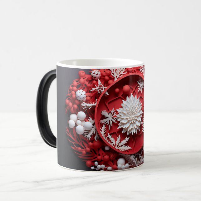 3D-Christmas Magisk Mugg (Framsida vänster)