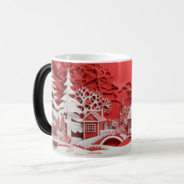 3D-Christmas Magisk Mugg
