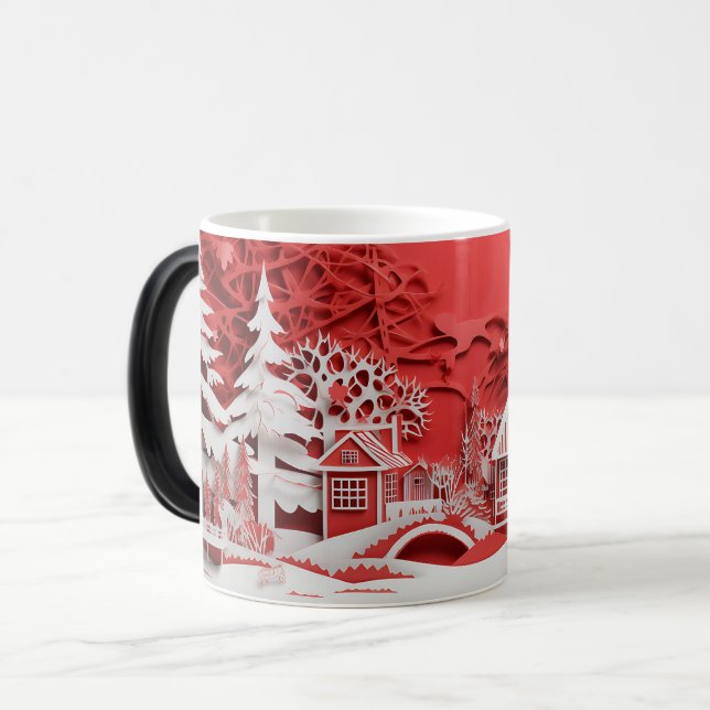 3D-Christmas Magisk Mugg (Framsida vänster)