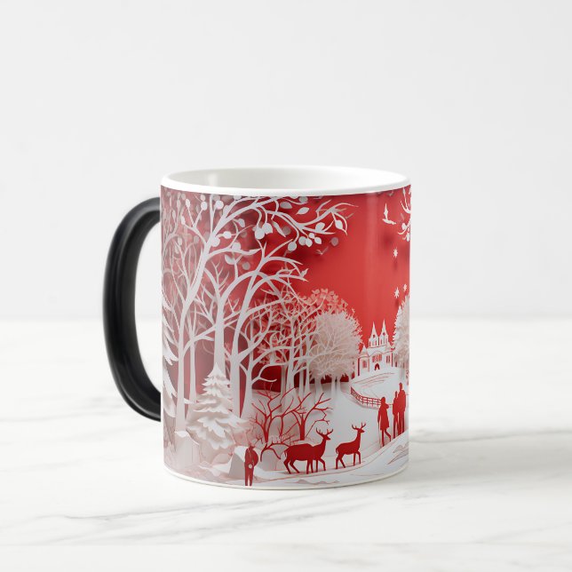 3D-Christmas Magisk Mugg (Framsida vänster)