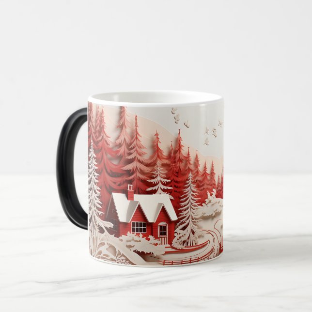 3D-Christmas Magisk Mugg (Framsida vänster)