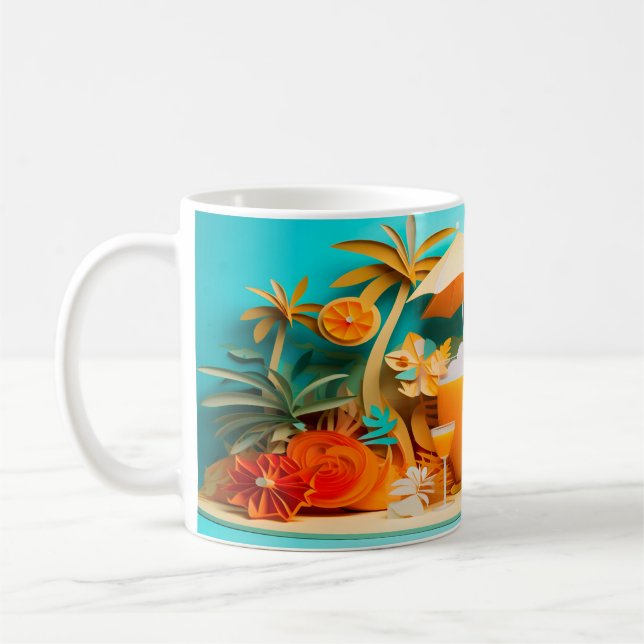 3D Cocktailutformning Kaffemugg (Vänster)