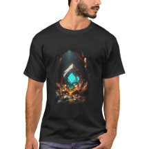 3d Crystal Glowing Inside T-shirt