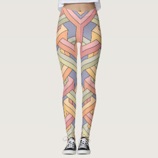 3D Cubes, Optical Illusion Mönster. Leggings