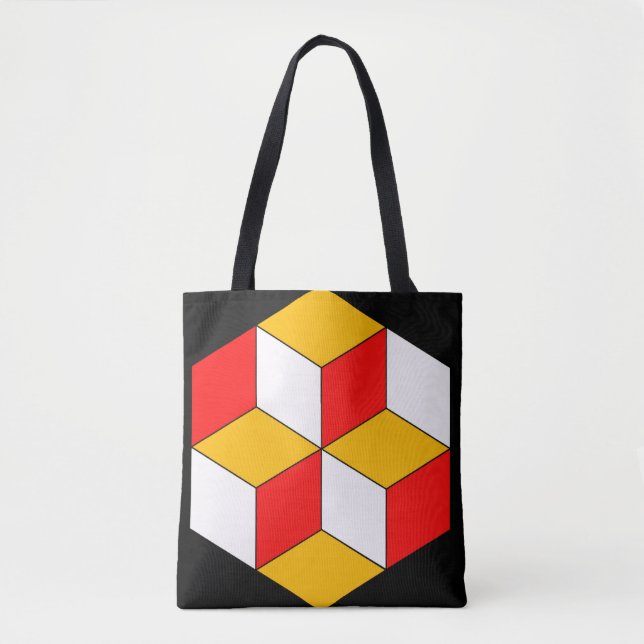 3d cubes tygkasse (Framsida)