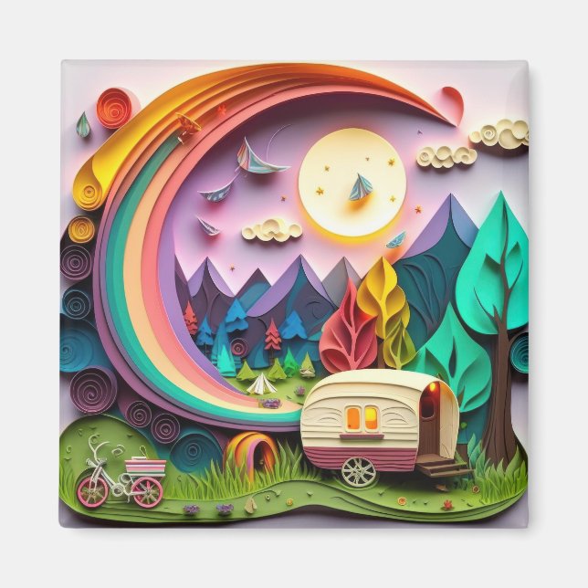 3D-dagstidskampanj Magnet (Framsidan)