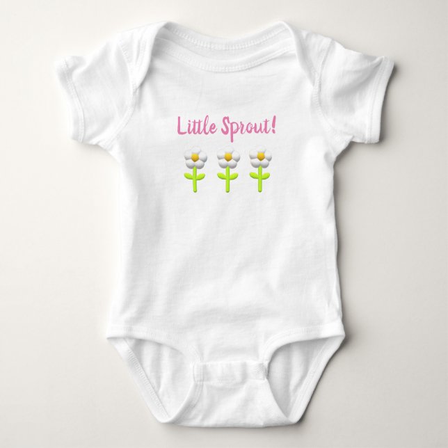 3D-daisyn "Little Sprout" - T Shirt (Framsida)