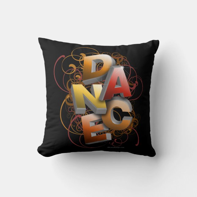 3D Dance (Fall) Kudde (Framsida)