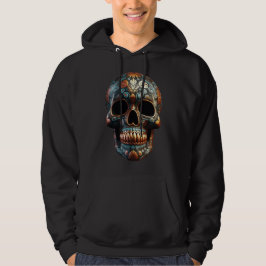 3D Day of the dead-skalle, anpassningsbar Hoodie