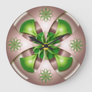 3D-design väggklocka