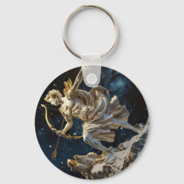 3D-diagram över tolv zodiaktecken - Sagittarius Nyckelring