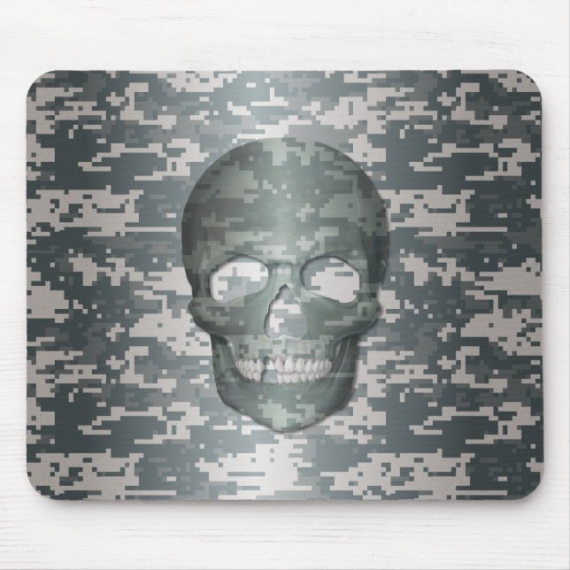 3D Digital Camo Skull Musmatta (Framsidan)