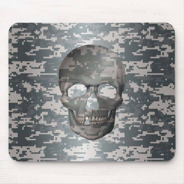 3D Digital Camo Skull Musmatta (Framsidan)