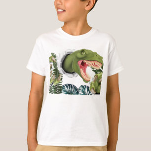 3D Dinosaur Födelsedag T Shirt
