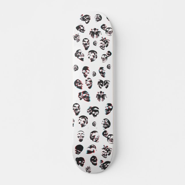 3D Dödskallar: Anpassad Skateboard (Framsida)