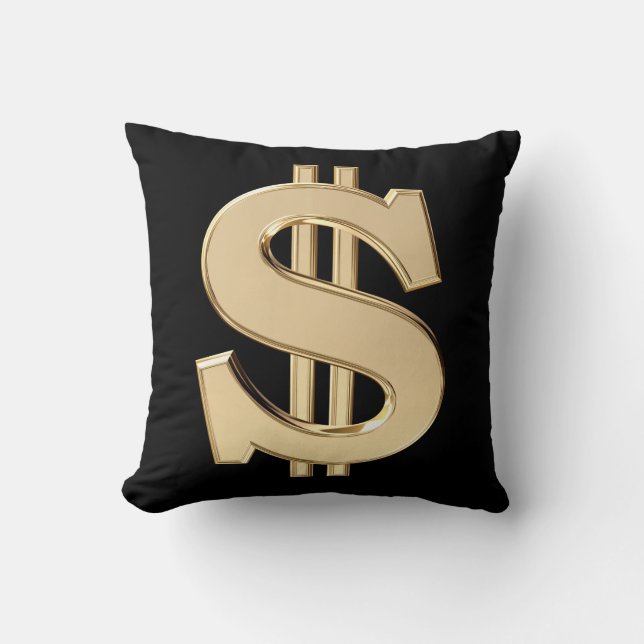 3D-dollartecken Kudde (Framsida)