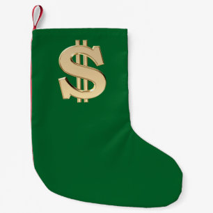 3D-dollartecken Liten Julstrumpa