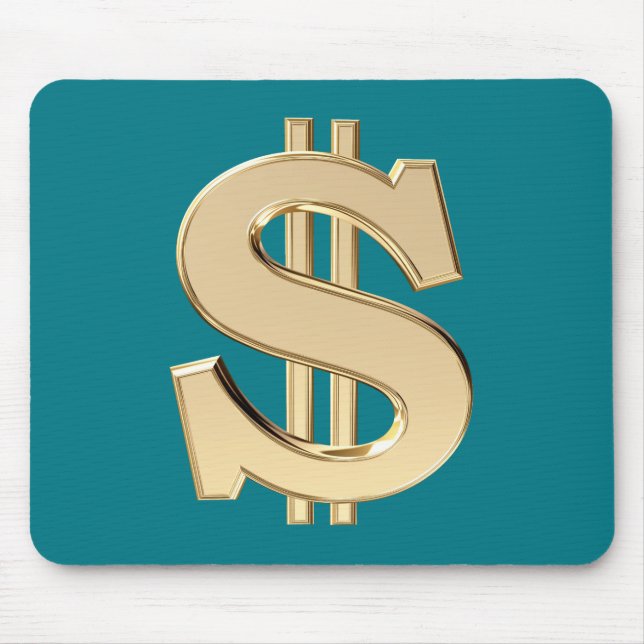 3D-dollartecken Musmatta (Framsidan)