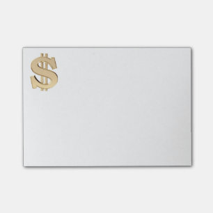 3D-dollartecken Post-it Block
