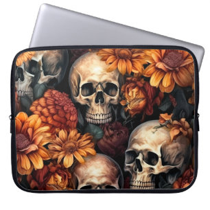 3D-Döskallar för höstvibes Laptop Fodral