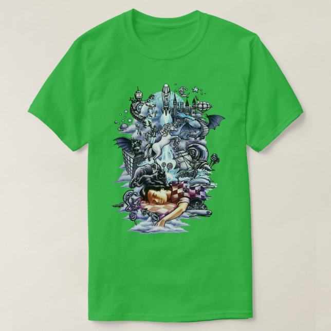 3D Dream No 3D-effekt T Shirt (Design framsida)