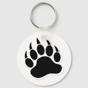 3D-effekt för växeln Bear klo Nyckelring