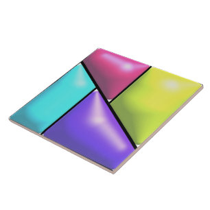 3D-effekt Kakelplatta