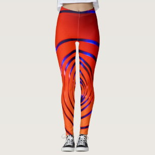 3d Enkelt objekt Mönster i Fantastisk-design Leggings