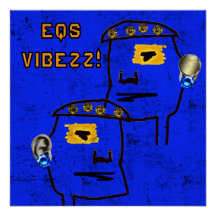 3D EQ VIBEZZ Glossy Poster!