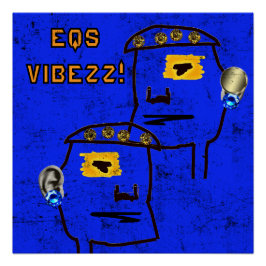 3D EQ VIBEZZ Glossy Poster! Perfect Poster